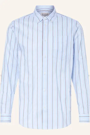 Scotch&Soda Hemd Regular Fit blau