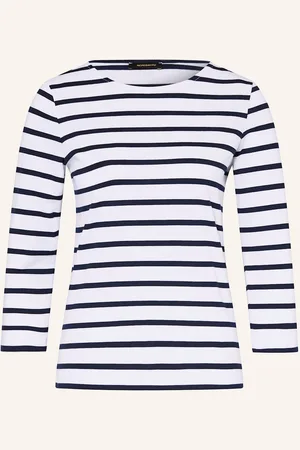 More & More Shirt Mit 3/4-Arm weiss