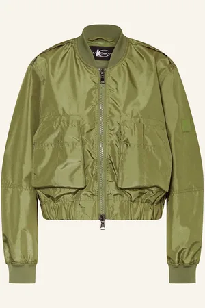 Luisa Cerano Cropped-Blouson gruen