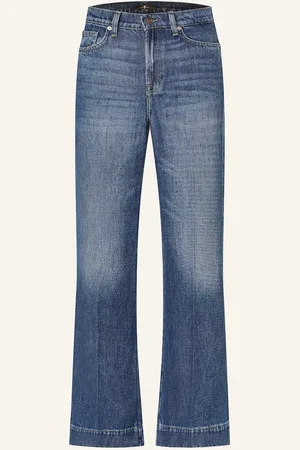 7 for all Mankind Flared Jeans Modern Dojo blau