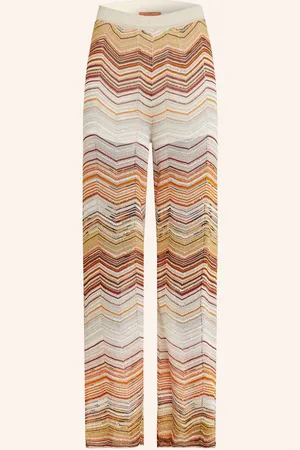 Missoni Strickhose Mit Glitzergarn Und Pailletten rosa