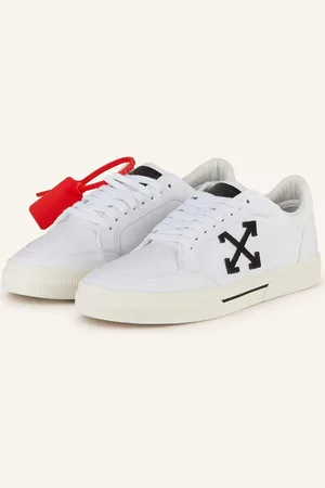 OFF-WHITE Sneaker New Low Vulcanized Canvas weiss