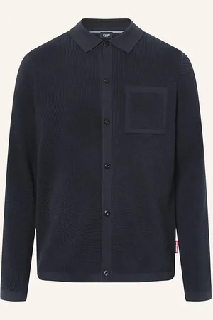 JOOP! Strickjacke Orlano blau