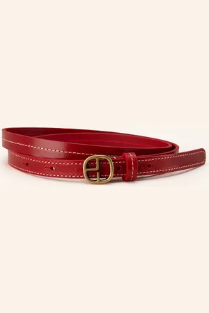 Claudie Pierlot Ledergürtel rot