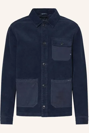 Scotch&Soda Cord-Overjacket blau
