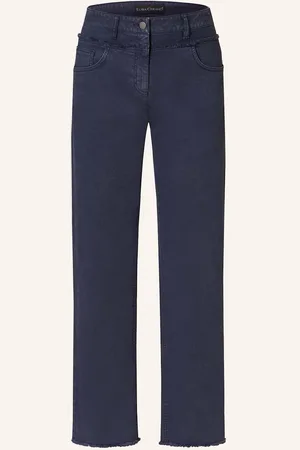 Luisa Cerano Straight Jeans blau