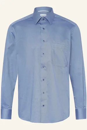 ETERNA Hemd Comfort Fit blau
