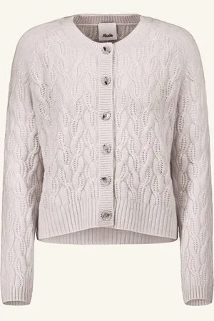 Allude Strickjacke Aus Cashmere grau