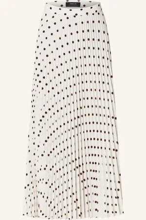 Marc Cain Plisseerock weiss