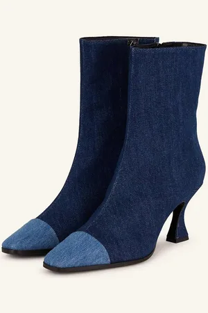 Carel Stiefeletten Isabelle In Jeansoptik blau