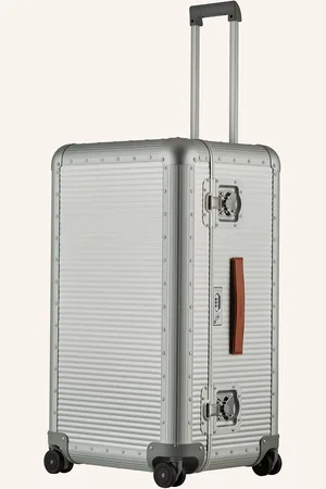 FPM Milano Trolley Bank Trunk On Wheels silber