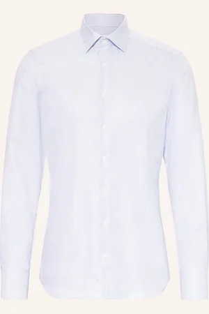 Stenströms Hemd Slimline Fit blau