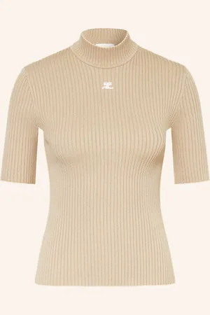 Courrèges Strickshirt beige