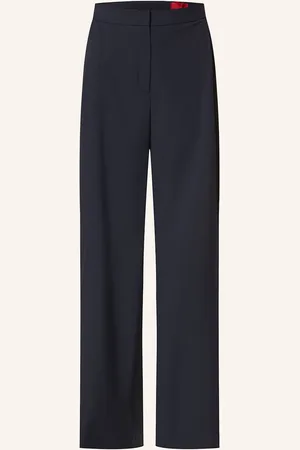 HUGO BOSS Marlenehose Hemmes blau