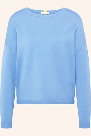 Cartoon Pullover blau