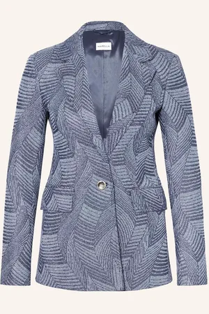 MARELLA Blazer Mit Glitzergarn blau