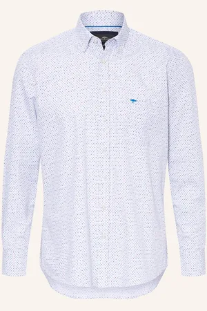 Fynch-Hatton Hemd Comfort Fit blau