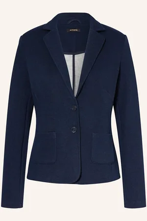 More & More Piqué-Blazer blau
