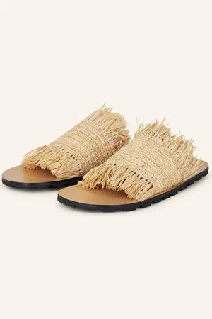 Jil Sander Pantoletten beige