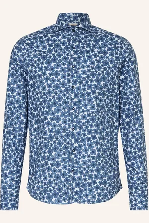 Stenströms Hemd Slim Fit blau