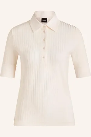 HUGO BOSS Jersey-Poloshirt Ellera weiss