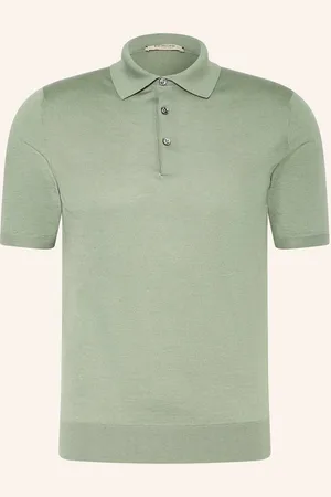 Fioroni Strick-Poloshirt gruen