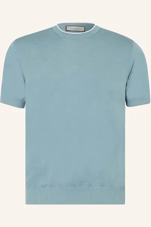 CANALI Strickshirt blau