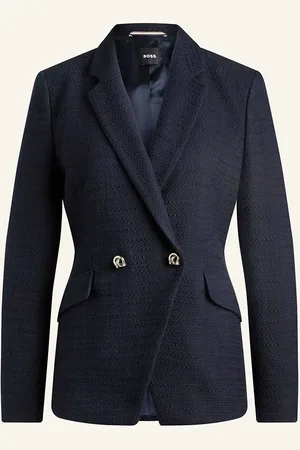HUGO BOSS Bouclé-Balzer jatawa2 blau