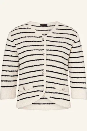 More & More Strickjacke weiss