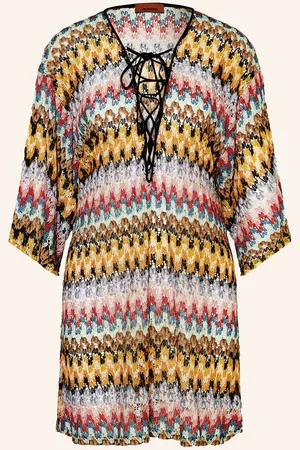 Missoni Strandkleid Mit Glitzergarn schwarz