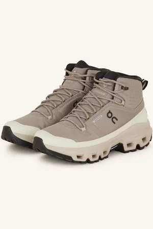 On Running Wanderschuhe Cloudrock Mid Wp beige