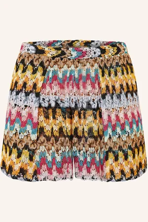 Missoni Shorts Mit Glitzergarn schwarz