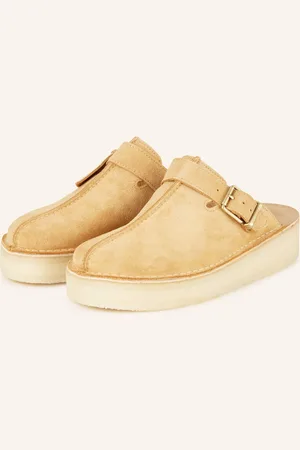 Clarks Mules Trek beige