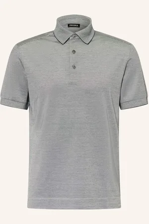 Ermenegildo Zegna Jersey-Poloshirt Mit Seide gruen