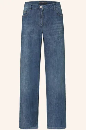 Luisa Cerano Straight Jeans blau