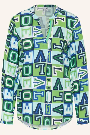 Emily van den Bergh Blusenshirt blau