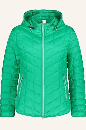 Betty Barclay Steppjacke Mit Abnehmbarer Kapuze gruen
