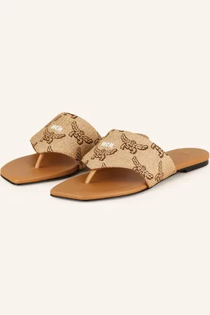 MCM Pantoletten beige