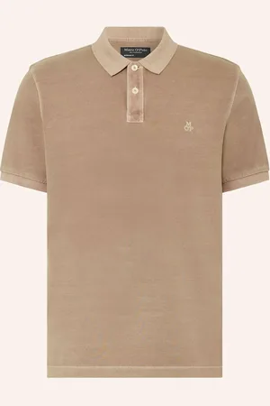 Marc O’ Polo Piqué-Poloshirt Regular Fit grau