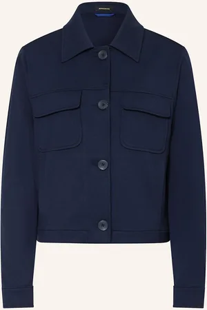 More & More Jersey-Jacke blau