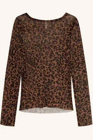 10 days Longsleeve Aus Mesh braun