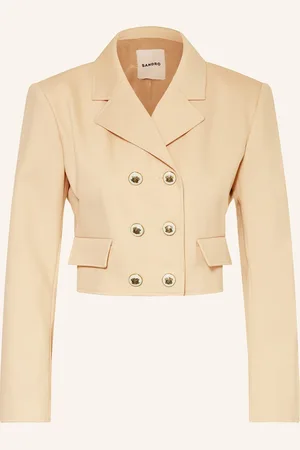 Sandro Cropped-Blazer beige