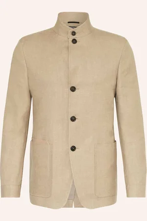 Ermenegildo Zegna Jacke Mit Leinen