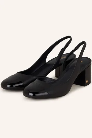 Michael Kors Slingpumps Perla schwarz