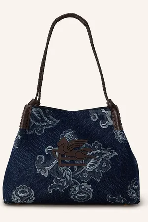 Etro Shopper Mit Pouch blau