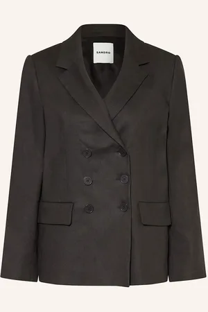 Sandro Blazer Mit Leinen