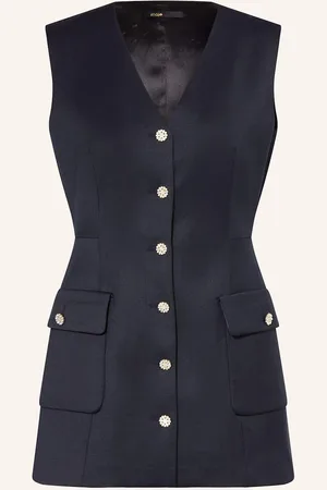 Maje Jumpsuit Mit Schmucksteinen blau