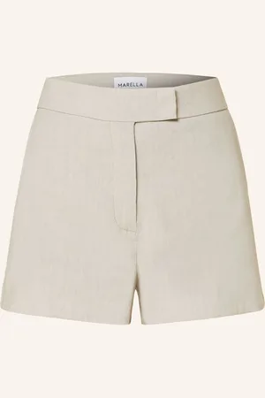 MARELLA Shorts Mit Leinen beige