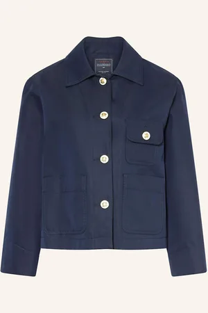 Sandro Cropped-Jacke blau