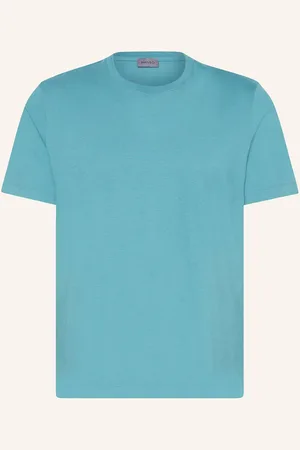 Hanro Schlafshirt Living blau